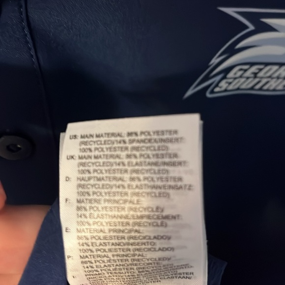 Adidas Georgia Southern performance polo, Medium - Picture 6 of 9